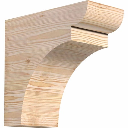 Ekena Millwork Yorktown Smooth Rafter Tail, Douglas Fir, 5 1/2"W x 12"H x 12"L RFT06X12X12YOR00SDF